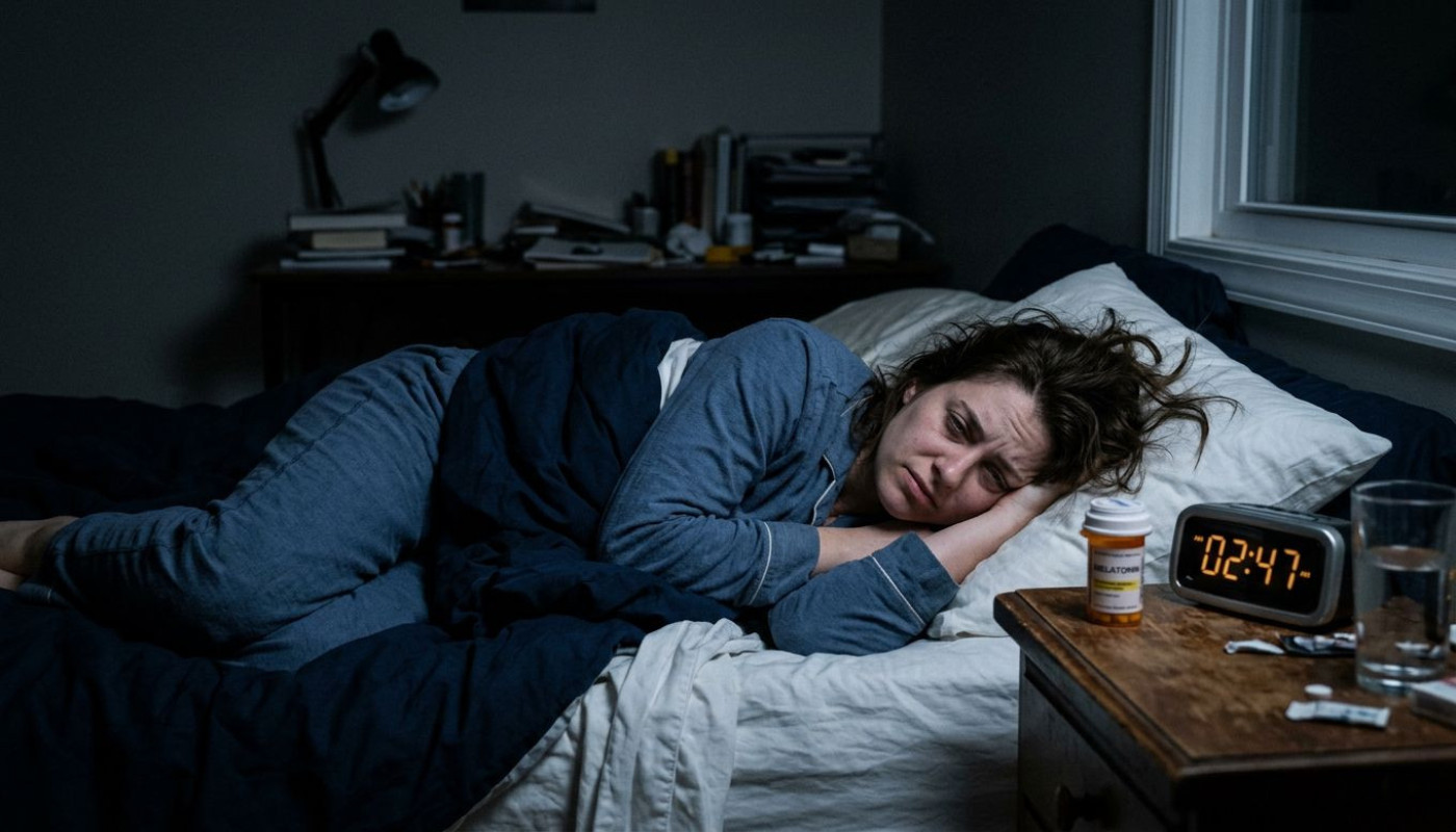 Sommeil perturbé : faut-il vraiment éviter la mélatonine chez les stressés ?